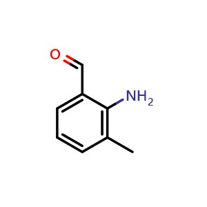 Chemical structure of 2-Amino-3-methylbenzaldehyde , CAS 84902-24-9, AChemBlock X197722