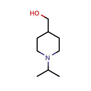 Chemical structure of (1-Isopropylpiperidin-4-yl)methanol , CAS 280774-03-0, AChemBlock X197748