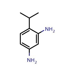 Chemical structure of 4-Isopropylbenzene-1,3-diamine , CAS 14235-45-1, AChemBlock X197755