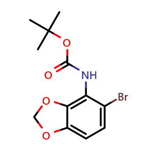 tert-Butyl (5-bromobenzo[d][1,3]dioxol-4-yl)carbamate