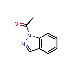 Chemical structure of 1-(1H-Indazol-1-yl)ethanone , CAS 13436-49-2, AChemBlock X197787