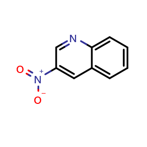 Chemical structure of 3-Nitroquinoline , CAS 17576-53-3, AChemBlock X197838