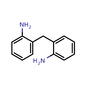 Chemical structure of 2,2'-Methylenedianiline , CAS 6582-52-1, AChemBlock X197886