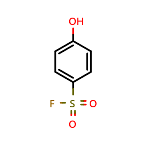 Chemical structure of 4-Hydroxybenzenesulfonyl fluoride , CAS 368-87-6, AChemBlock X198023