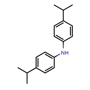 Chemical structure of Bis(4-isopropylphenyl)amine , CAS 63451-41-2, AChemBlock X198034