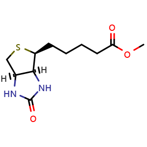 Chemical structure of Biotin-COOMe , CAS 608-16-2, AChemBlock X198066