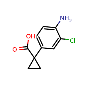 1-(4-Amino-3-chlorophenyl)cyclopropanecarboxylic acid
