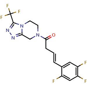(E)-1-(3-(Trifluoromethyl)-5,6-dihydro-[1,2,4]triazolo[4,3-a]pyrazin-7(8H)-yl)-4-(2,4,5-trifluorophenyl)but-3-en-1-one (Sitagliptin Impurity)