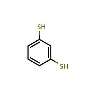 Chemical structure of 1,3-Benzenedithiol , CAS 626-04-0, AChemBlock X198273