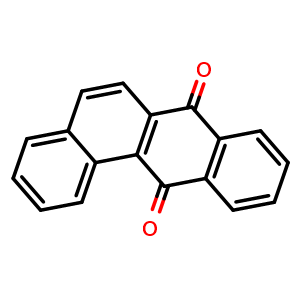 Chemical structure of 1,2-Benzanthraquinone , CAS 2498-66-0, AChemBlock X198279