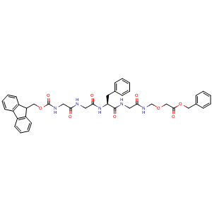 Benzyl (S)-11-benzyl-1-(9H-fluoren-9-yl)-3,6,9,12,15-pentaoxo-2,18-dioxa-4,7,10,13,16-pentaazaicosan-20-oate