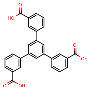 Chemical structure of 3,3',3''-(1,3,5-Benzoltriyl)tris(benzoesaeure) , CAS 118688-54-3, AChemBlock X198327