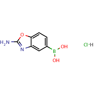 (2-aminobenzo[d]oxazol-5-yl)boronic acid hydrochloride
