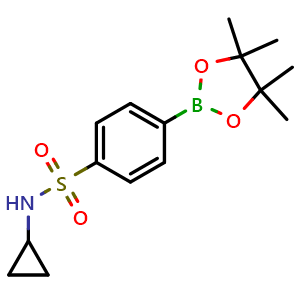 n-Cyclopropyl-4-(4,4,5,5-tetramethyl-1,3,2-dioxaborolan-2-yl)benzenesulfonamide