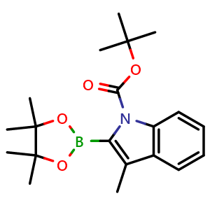 tert-Butyl 3-methyl-2-(4,4,5,5-tetramethyl-1,3,2-dioxaborolan-2-yl)-1H-indole-1-carboxylate