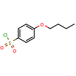 Chemical structure of 4-Butoxybenzenesulfonyl chloride , CAS 1138-56-3, AChemBlock X198488