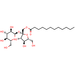 Chemical structure of Sucrose monolaurate , CAS 25339-99-5, AChemBlock X198500