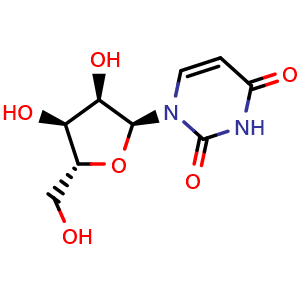Chemical structure of 1-(a-D-ribofuranosyl)uracil , CAS 3258-07-9, AChemBlock X198534
