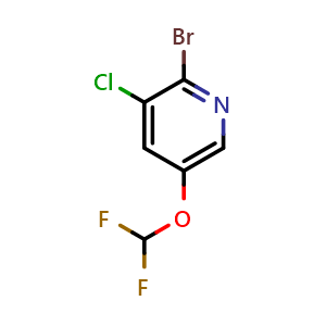 2-Bromo-3-chloro-5-(difluoromethoxy)pyridine