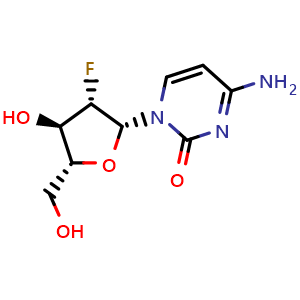 4-Amino-1-((2R,3S,4R,5R)-3-fluoro-4-hydroxy-5-(hydroxymethyl)tetrahydrofuran-2-yl)pyrimidin-2(1H)-one