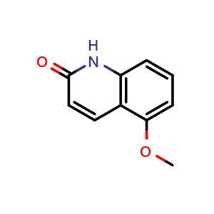Chemical structure of 5-Methoxyquinolin-2(1H)-one , CAS 160893-04-9, AChemBlock X198602