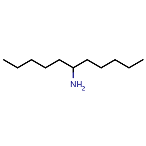 Chemical structure of 6-Aminoundecane , CAS 33788-00-0, AChemBlock X198652