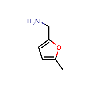 Chemical structure of (5-Methylfuran-2-yl)methanamine , CAS 14003-16-8, AChemBlock X198688