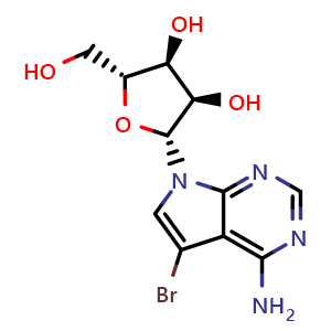 (2R,3R,4S,5R)-2-(4-Amino-5-bromo-7H-pyrrolo[2,3-d]pyrimidin-7-yl)-5-(hydroxymethyl)tetrahydrofuran-3,4-diol