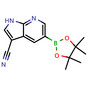 5-(4,4,5,5-Tetramethyl-1,3,2-dioxaborolan-2-yl)-1h-pyrrolo[2,3-b]pyridine-3-carbonitrile