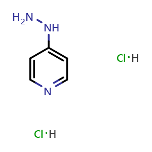 Chemical structure of 4-Hydrazinylpyridine dihydrochloride , CAS 106898-34-4, AChemBlock X198820