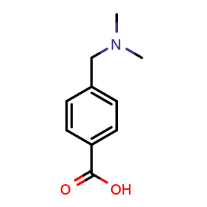 Chemical structure of 4-((Dimethylamino)methyl)benzoic acid , CAS 18364-71-1, AChemBlock X198889