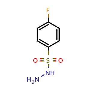 Chemical structure of 4-Fluorobenzenesulfonohydrazide , CAS 2266-41-3, AChemBlock X198892