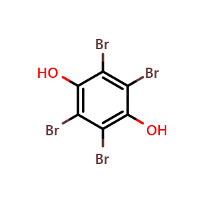 Chemical structure of Tetrabromohydroquinone , CAS 2641-89-6, AChemBlock X198986