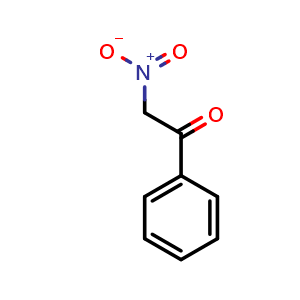 Chemical structure of Benzoylnitromethane , CAS 614-21-1, AChemBlock X198990