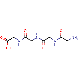 Chemical structure of Tetraglycine , CAS 637-84-3, AChemBlock X198991