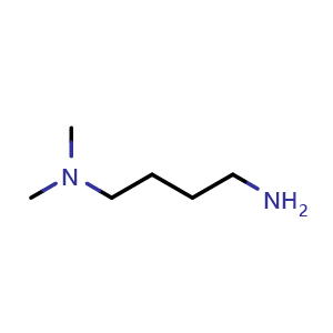 Chemical structure of (4-Aminobutyl)dimethylamine , CAS 3529-10-0, AChemBlock X199037