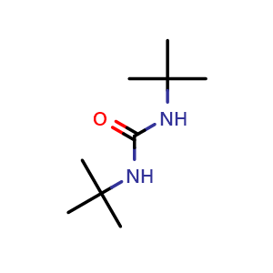 Chemical structure of N,N'-Di(tert-butyl)urea , CAS 5336-24-3, AChemBlock X199045