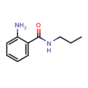 Chemical structure of 2-Amino-N-propylbenzamide , CAS 56814-10-9, AChemBlock X199153