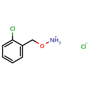 Chemical structure of 1-[(Ammoniooxy)methyl]-2-chlorobenzene chloride , CAS 5555-48-6, AChemBlock X199168
