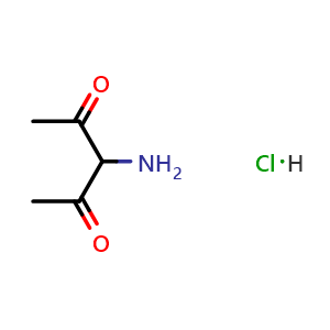 Chemical structure of 3-Aminopentane-2,4-dione hydrochloride , CAS 5440-20-0, AChemBlock X199217
