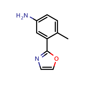 4-Methyl-3-(1,3-oxazol-2-yl)aniline