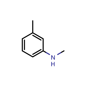 Chemical structure of N,3-Dimethylaniline (Tolnaftate Impurity) , CAS 696-44-6, AChemBlock X199336