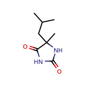 5-Methyl-5-(2-methylpropyl)imidazolidine-2,4-dione