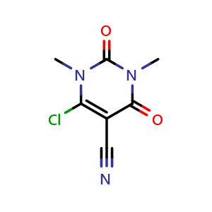 6-Chloro-1,3-dimethyl-2,4-dioxo-1,2,3,4-tetrahydropyrimidine-5-carbonitrile