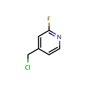 Chemical structure of 4-(Chloromethyl)-2-fluoropyridine , CAS 155705-46-7, AChemBlock X199470