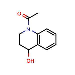 Chemical structure of 1-(4-Hydroxy-1,2,3,4-tetrahydroquinolin-1-yl)ethan-1-one , CAS 159682-27-6, AChemBlock X199474