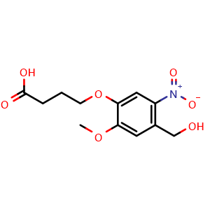 4-[4-(hydroxymethyl)-2-methoxy-5-nitrophenoxy]butanoic acid