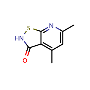 4,6-Dimethyl-2H,3h-[1,2]thiazolo[5,4-b]pyridin-3-one