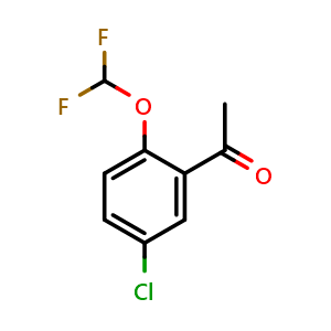 1-[5-chloro-2-(difluoromethoxy)phenyl]ethan-1-one