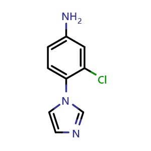 3-Chloro-4-(1h-imidazol-1-yl)aniline